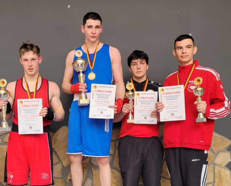 BKV stellt den Deutschen Meister U 17 im Superschwergewicht Boxen 2022